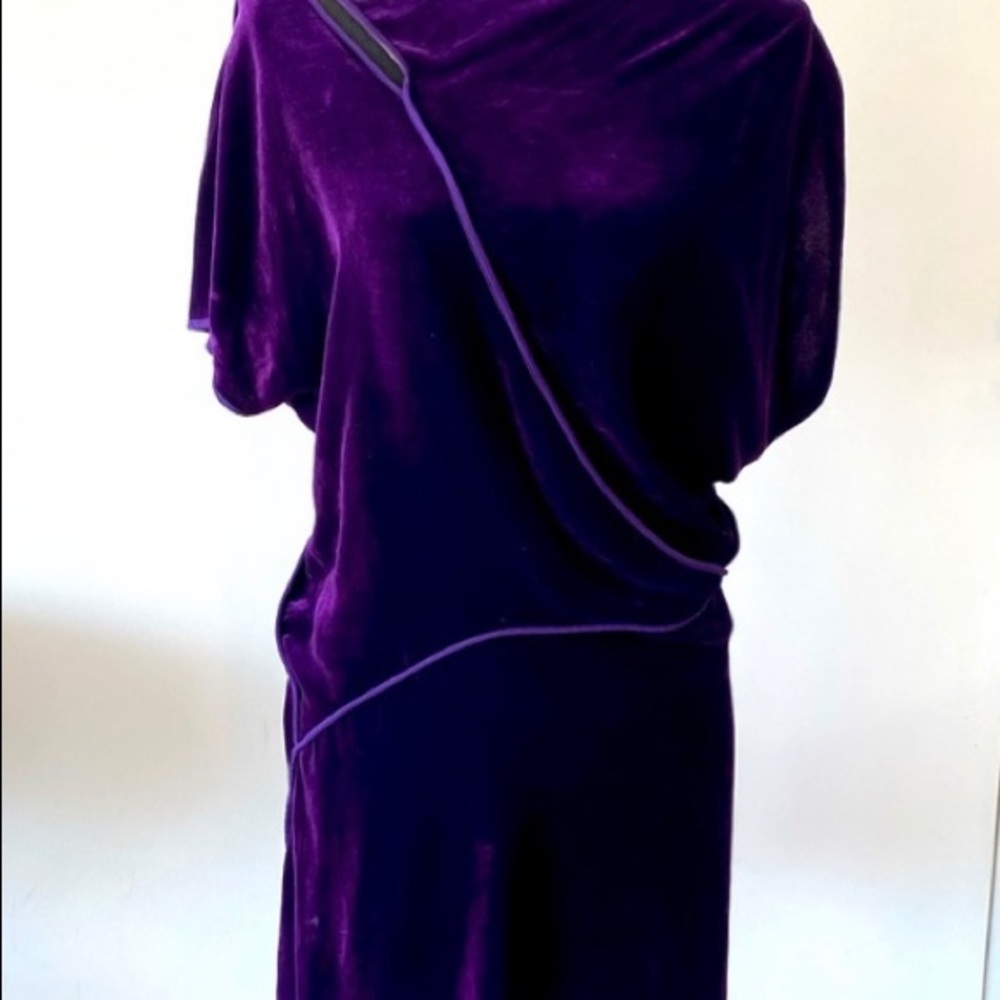 BCBG Max Azria Deep Purple Velvet dress